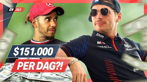 hoeveel verdient formule 1 coureur